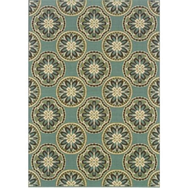 Sphinx By Oriental Weavers Rug, Montego 8323L 8x11 Rectangle - Blue/ Ivory-Polypropylene M8323L240330ST - main